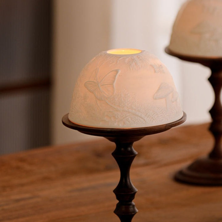 Natural Garden Candle Holder Set