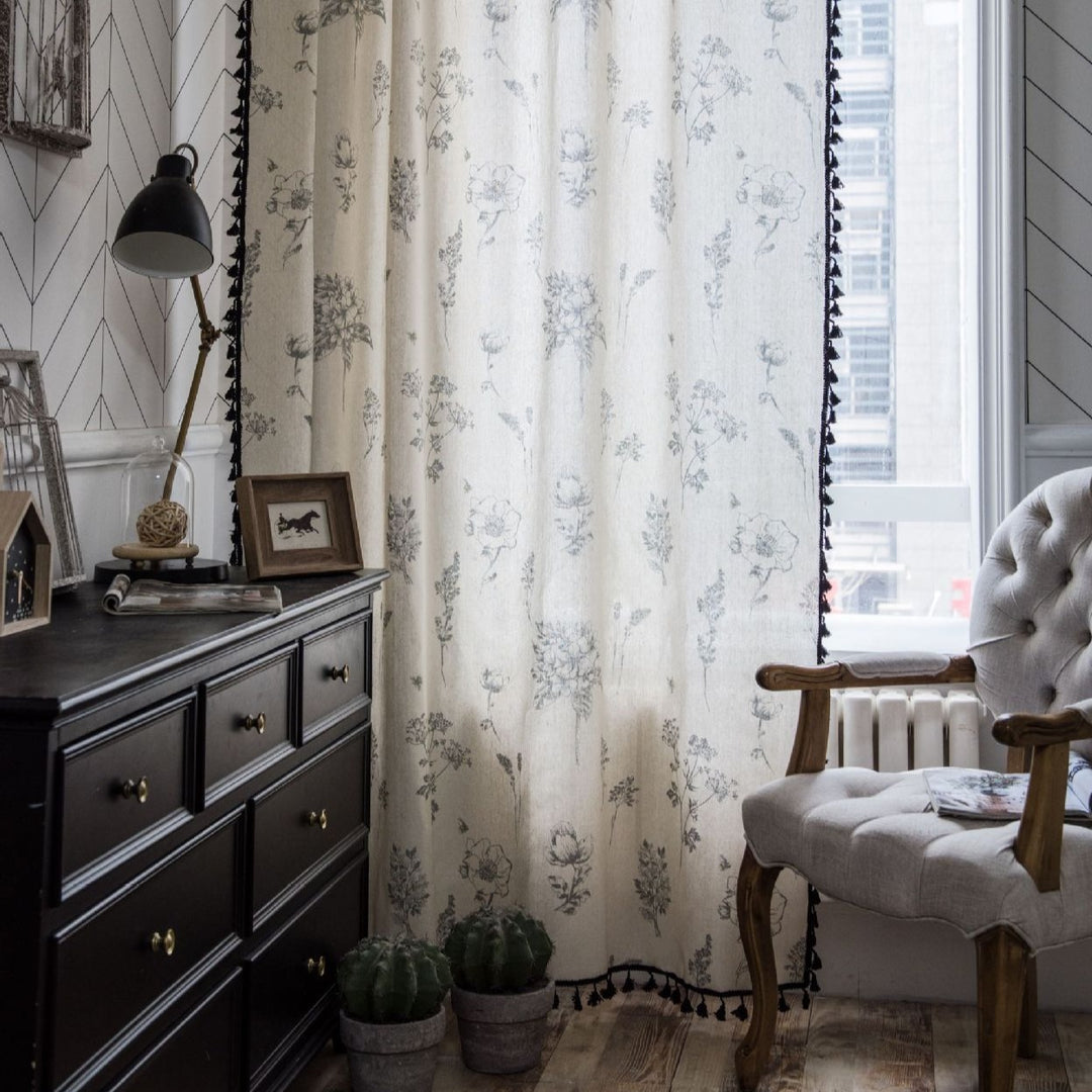 Grey Garden Curtain