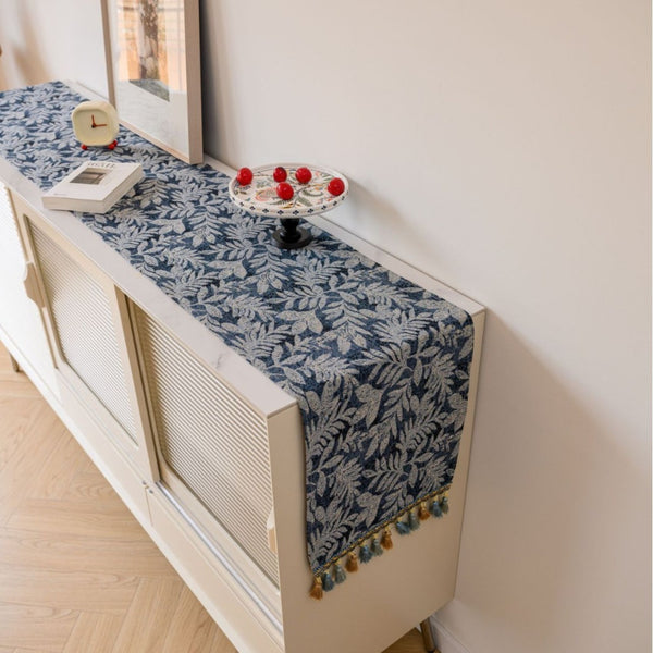 Foliage Tassel Table Runner