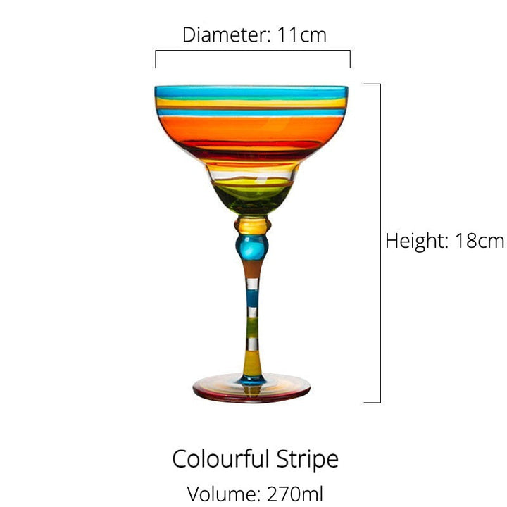 Milan Spark Cocktail Glass Set