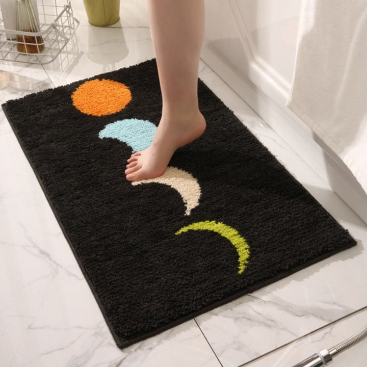 Moon Phase Stroll Bath Mat
