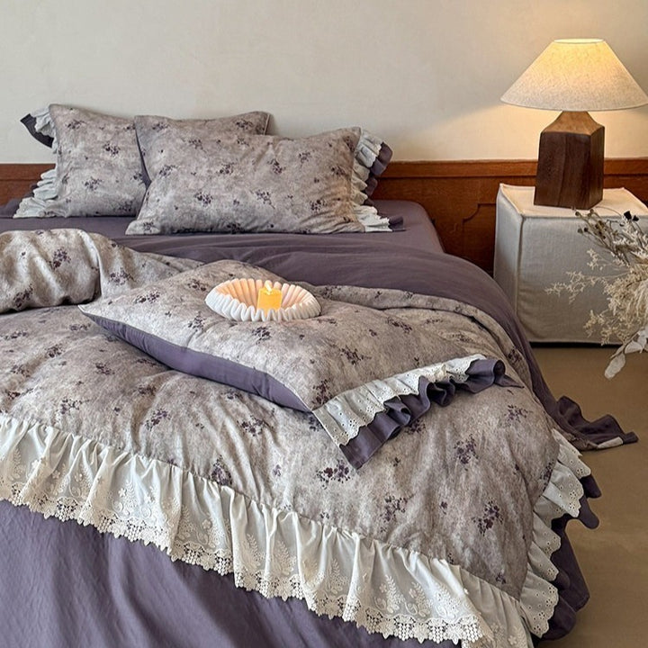 French Cottage Ruffle Bedding Set