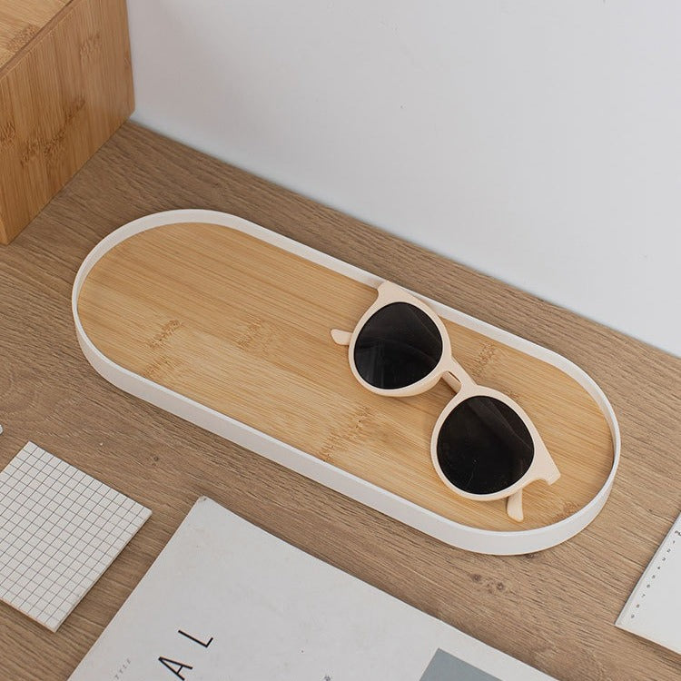 Bamboo Oval Tray Set