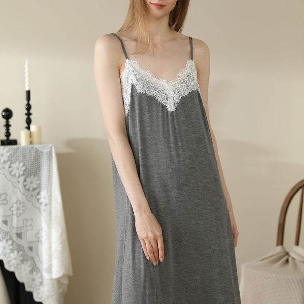 Moonlight Lace Short Chemise Dress