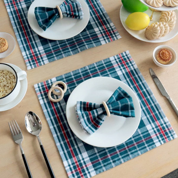 Christmas Tartan Napkin Set