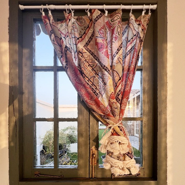 Paisley Tassel Cabinet Curtain