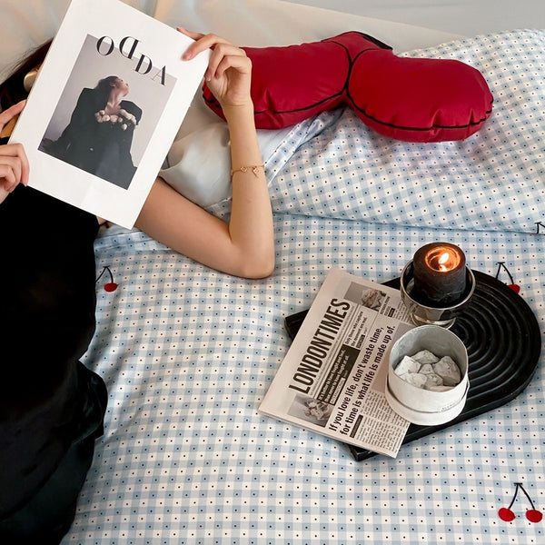 Cherry Soda Lyocell Bedding Set
