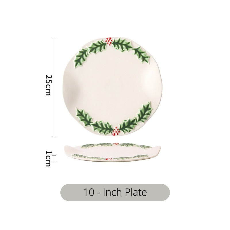 Xmas Holly Dinnerware