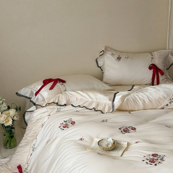 Chateau Rouge Rose Bedding Set