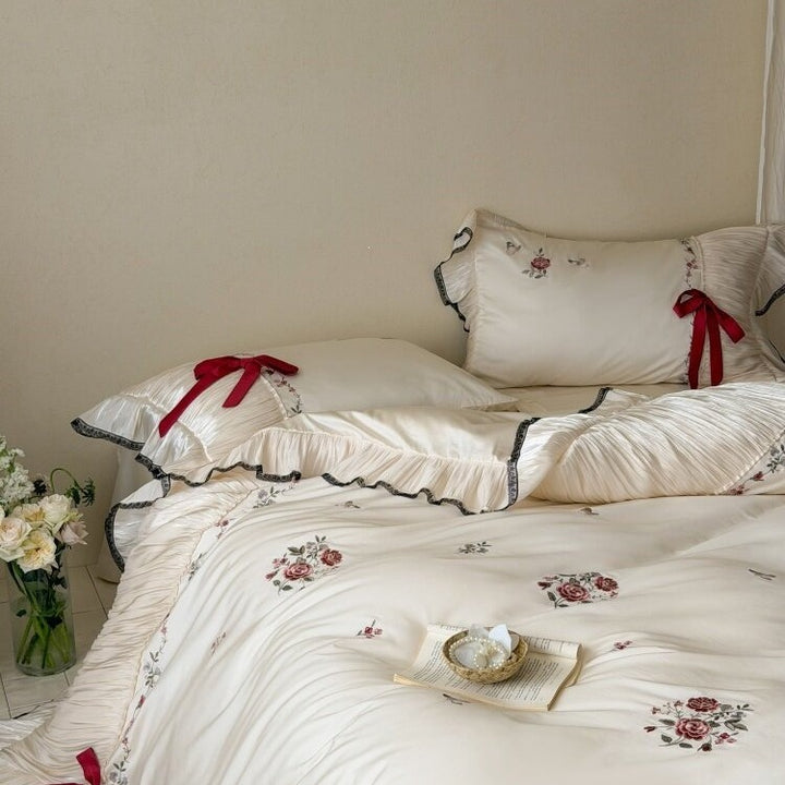 Chateau Rouge Rose Bedding Set