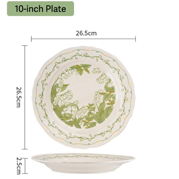 Bellflower Ceramic Dining Set