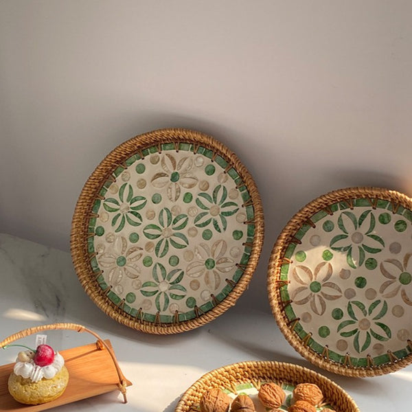 Colourful Nature Shell Tray Set