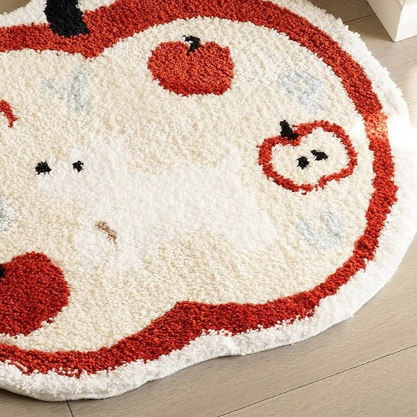 Apple Pup Bath Mat