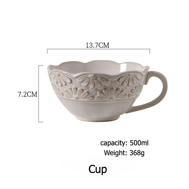 Garland Embossed Ceramic Dining Collection