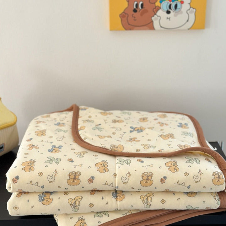 Balloon Dog Summer Quilted Blanket