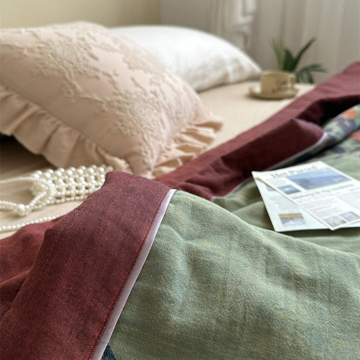 Foliage Summer Quilted Blanket