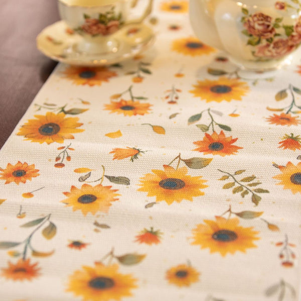 Sunny Sunflower Table Runner