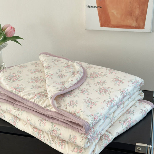 In Full Bloom Summer Quilted Blanket