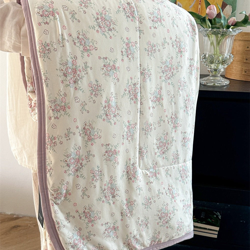 In Full Bloom Summer Quilted Blanket