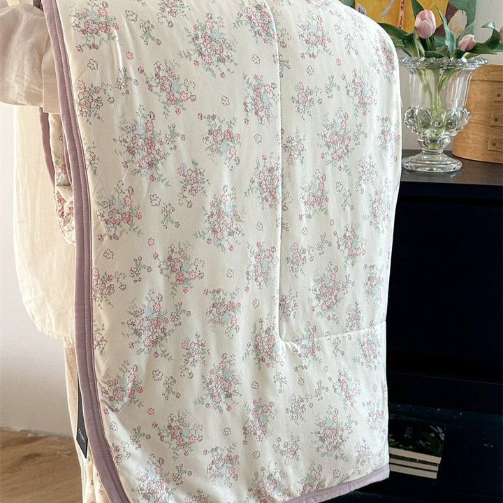 In Full Bloom Summer Quilted Blanket