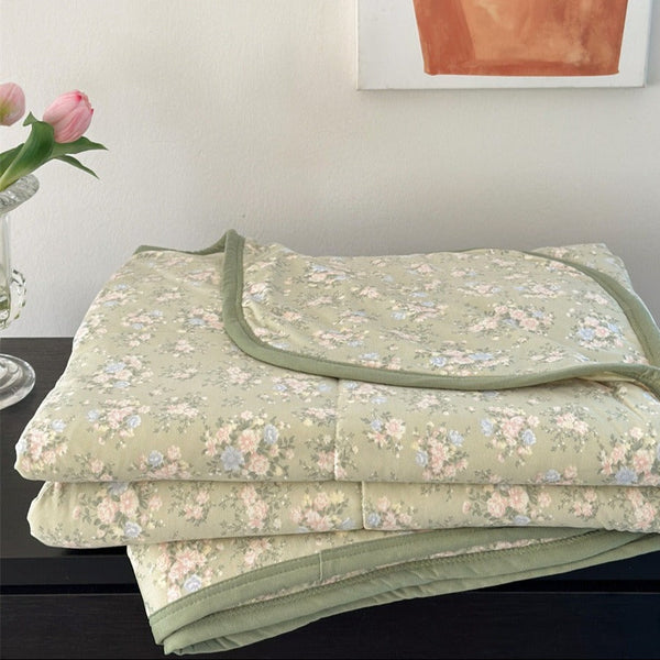 After Rain Summer Quilted Blanket
