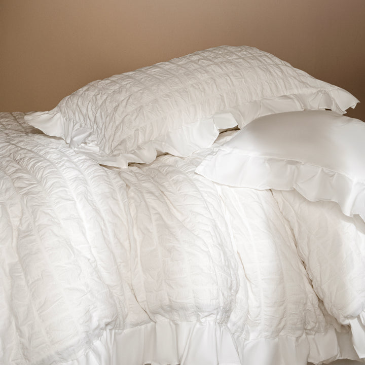 Cream Puff Quilt Cover Set