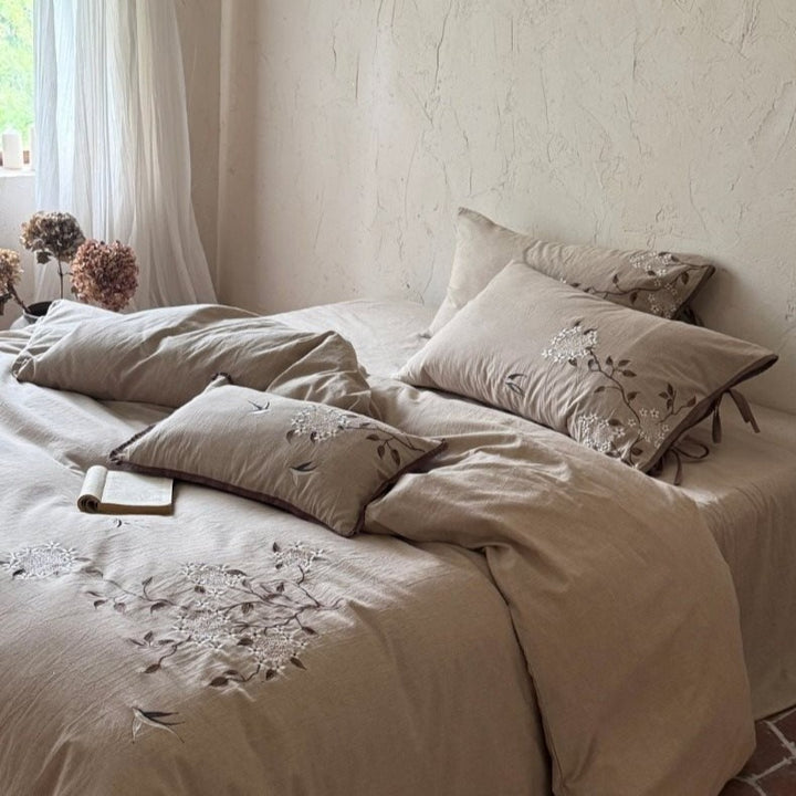 Garden Dawn Linen Cotton Bedding Set
