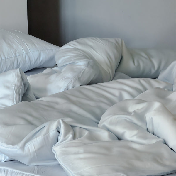 Ruffle Skirt Silky Bedding Set