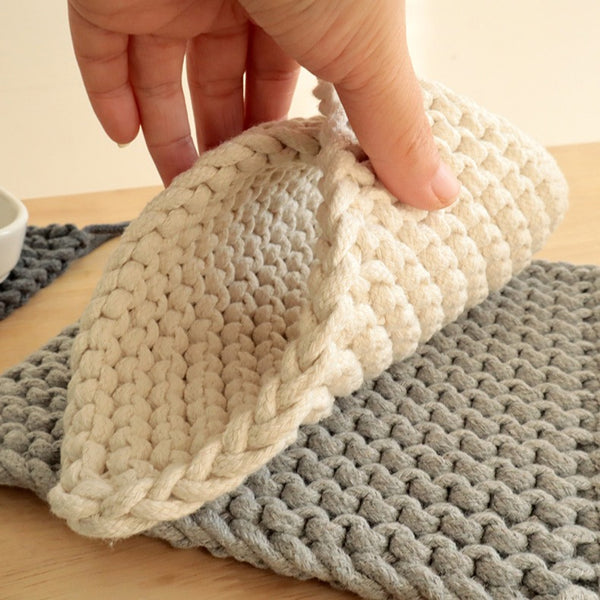 Japanese Square Trivet Mat Set