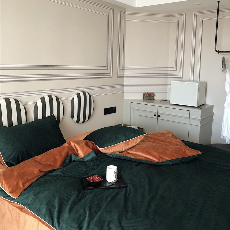Warm Texture Bedding Set Collection