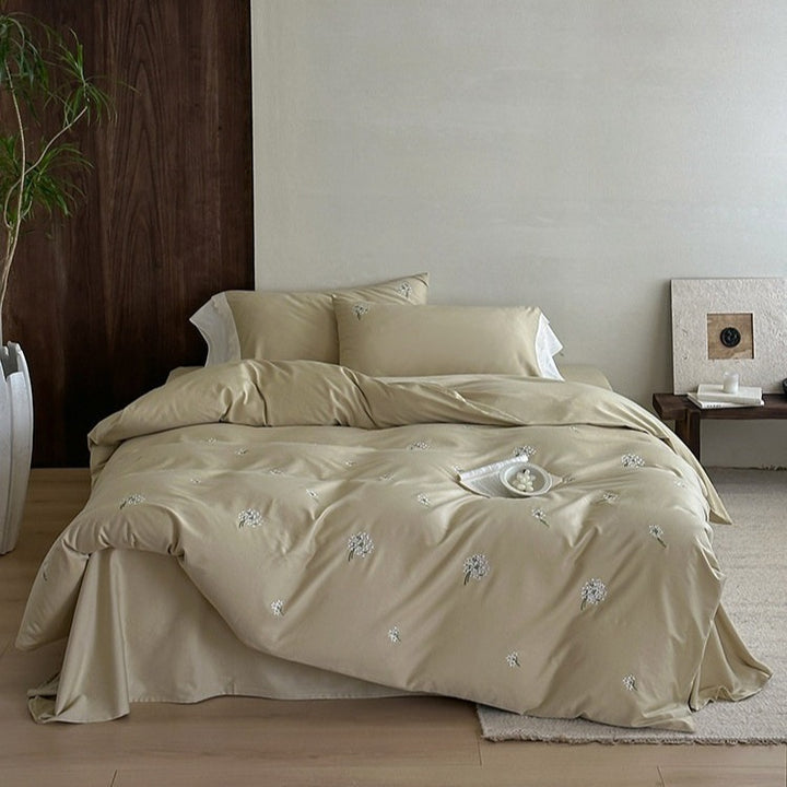 Dandelion Embroidery Bedding Set
