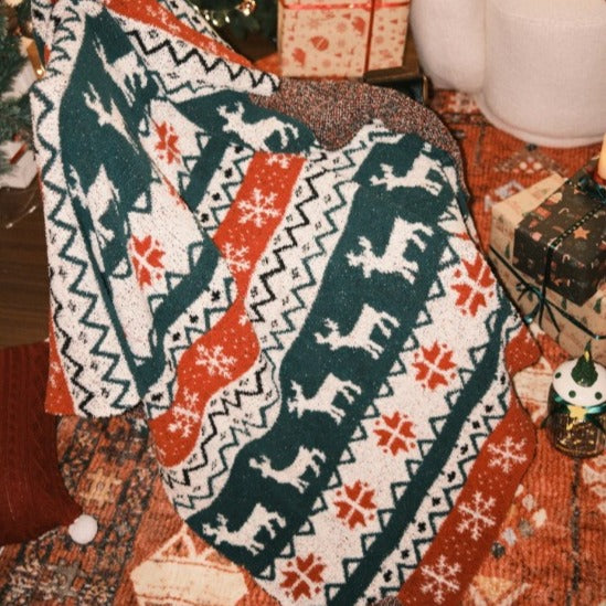 Warm Christmas Night Blanket