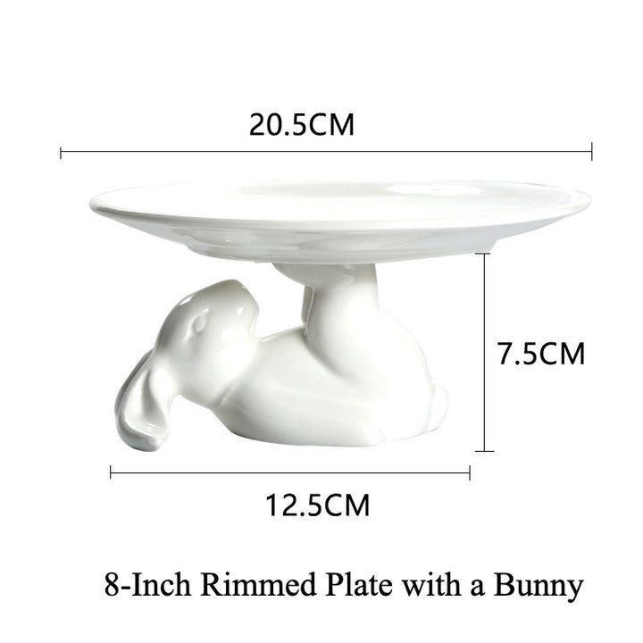 Lunar Bunny Dessert Pedestal