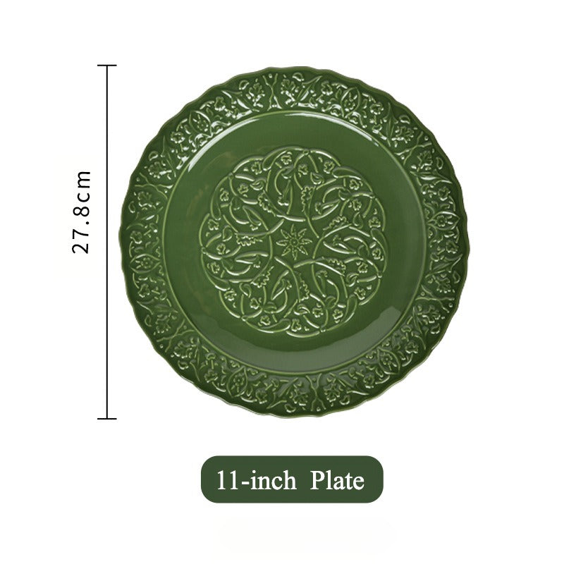 Green Garden Dinnerware