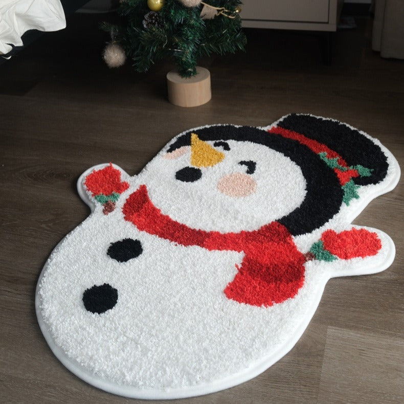 Happy Snowman Rug