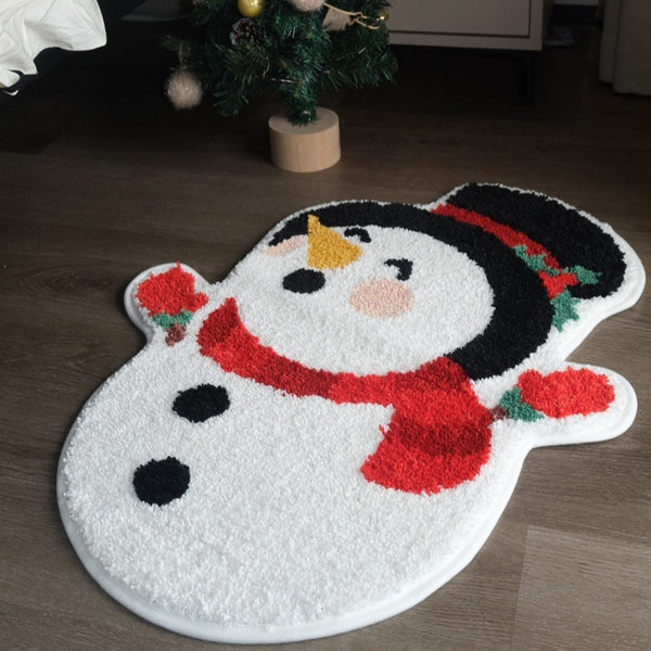 Happy Snowman Rug