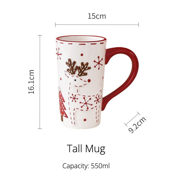 Santa & Reindeer Mug