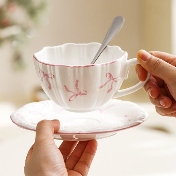 Petal Pink Bow Ceramic Collection