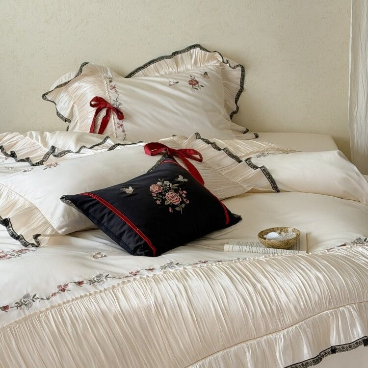 Chateau Rouge Rose Bedding Set