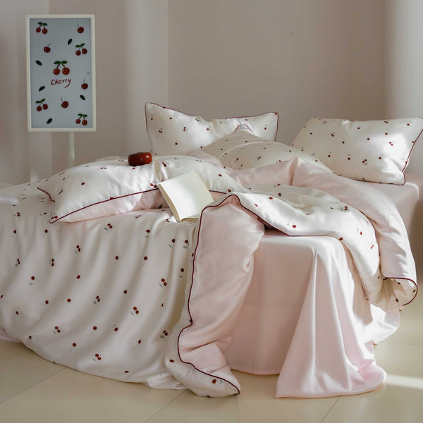 Cherry Lyocell Bedding Set