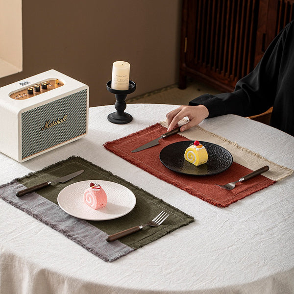 Patchwork Ramie Placemat Set