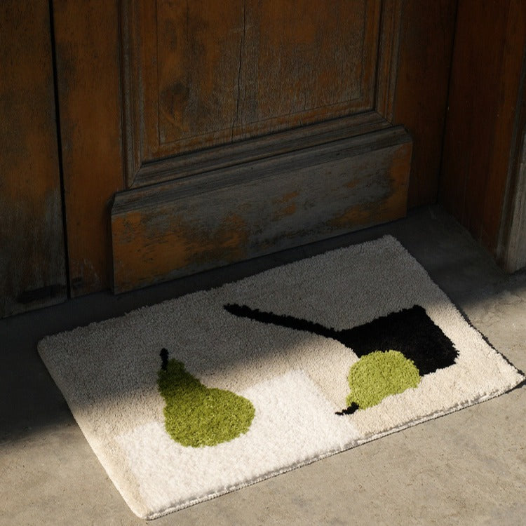 Green Pear Bath Mat Collection