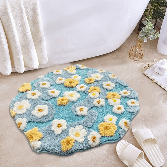 Blossom World Bath Mat Collection