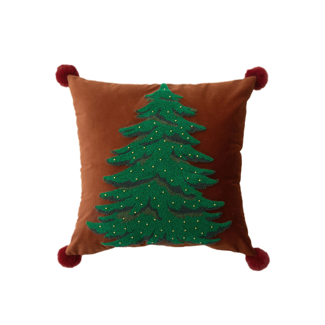 Xmas Tree Square Cushion