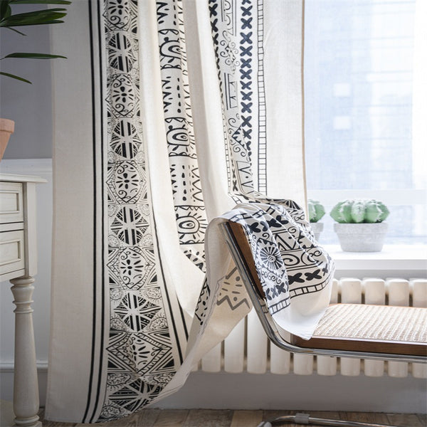 Minimal Ethnic Curtain