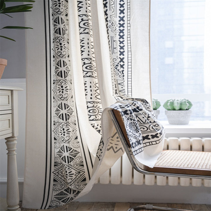 Minimal Ethnic Curtain