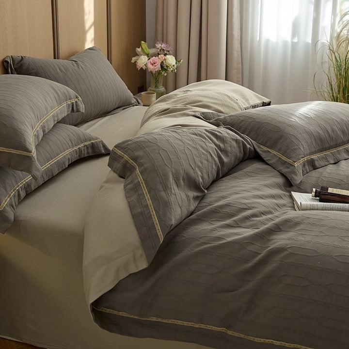 Sand Timber Diary Bedding Set
