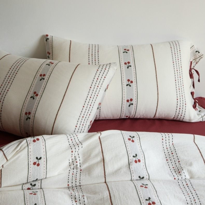 Cherry Memoir Cotton Bedding Set