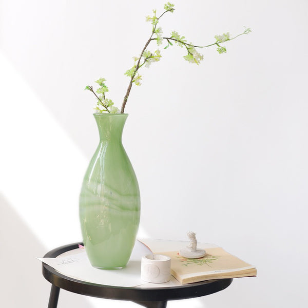 Green Zen Glass Vase