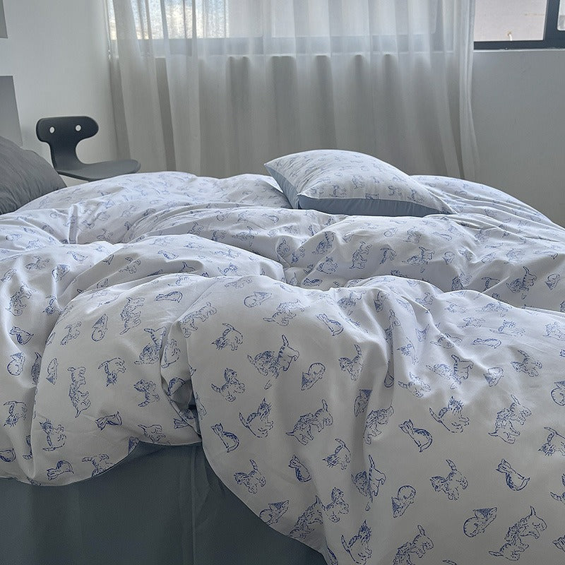 Lazy Kitty Bedding Set